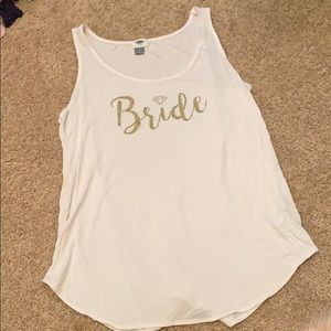 Bride old navy tank